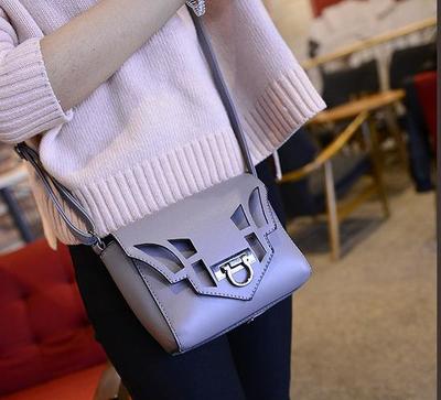 外單新款韓版迷你可愛鏤空翻蓋小挎包扣鎖 手機零錢包一件代發(fā)